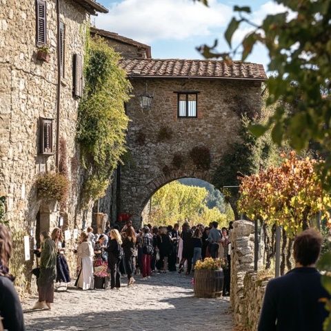 探索托斯卡納的瑰寶:迷人的Montefioralle古村落之旅