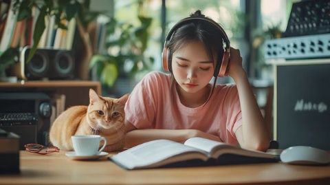 包頭一高校教師帶橘貓進(jìn)課堂聽課