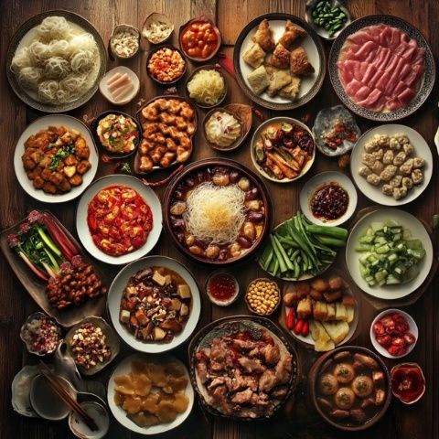 2025年春節(jié)富有寓意的幾款傳統(tǒng)美食美食食物節(jié)日快樂(lè)