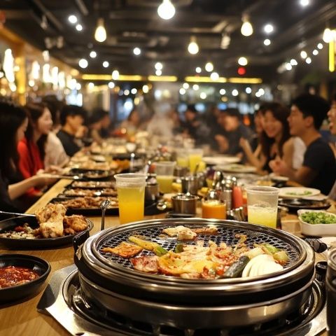 70年正宗韓式烤肉店：蘸著吃的獨(dú)特體驗(yàn)，新村必訪美食圣地