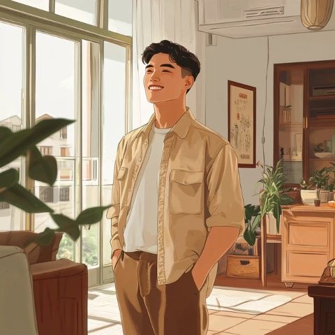 六點(diǎn)五十下班給老伴打電話，她還沒回家，原來接二寶去了爺爺家