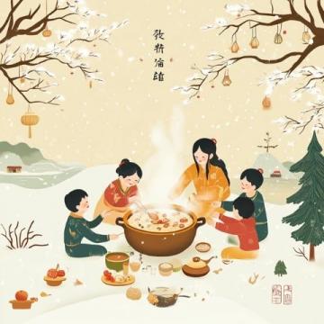 臘八節(jié)喝粥迎新歲，臘梅香里話團(tuán)圓