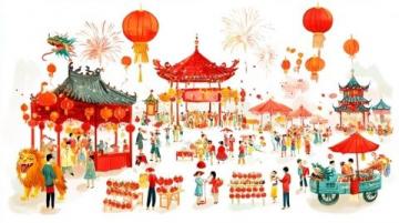 推薦理由春節(jié)廟會(huì)是中國(guó)人一項(xiàng)古老的傳統(tǒng)民俗文化活動(dòng)，發(fā)展至今已有上千年的歷史