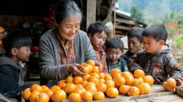 小楊阿姨帶著孩子們?nèi)ゲ耸袌?chǎng)。