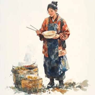義馬千秋村一大媽清蒸無花果，果子好吃湯更甜，味道讓人懷念