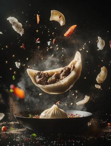 剛出爐的六角形浮粿:海蠣與瘦肉的完美結(jié)合