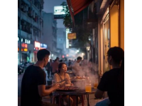 地攤燒烤店，夜宵勝地