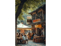 杭州南宋御街，你可以從早吃到晚