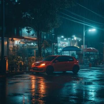 梅雨時節(jié)，雨水稀里嘩啦下個不停，車行雨中，又是另外一番風景……
