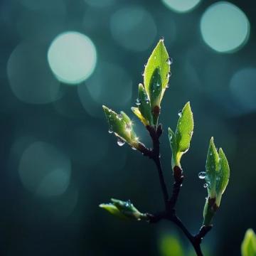 春雨滋潤萬物，彰顯生命的意義