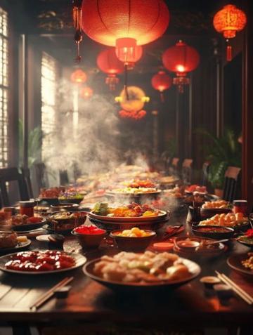 春節(jié)是中國最重要的傳統(tǒng)節(jié)日，美食是慶祝這一節(jié)日不可或缺的一部分