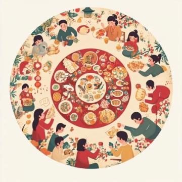 春節(jié)是中國最重要的傳統(tǒng)節(jié)日，美食是慶祝這一節(jié)日不可或缺的一部分
