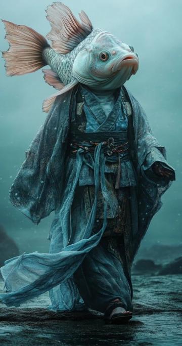 宜賓黃昏奇觀：長江魚變身觀賞寵物，人與自然和諧共生