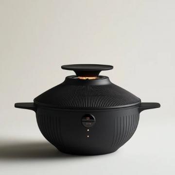 新家買(mǎi)的第一口鍋就是多樣屋的多功能鍋，因?yàn)楹蚥runo一樣的尺寸