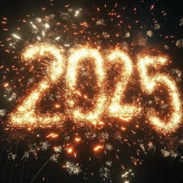 告別2024，喜迎2025，煙火昭彰，星月滾燙