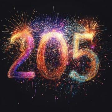 告別2024，喜迎2025，煙火昭彰，星月滾燙