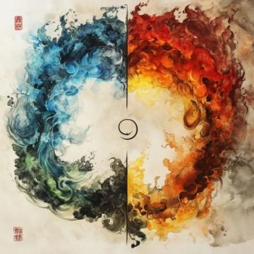敖丙與燒火棍:墻繪中的靈韻流轉(zhuǎn)