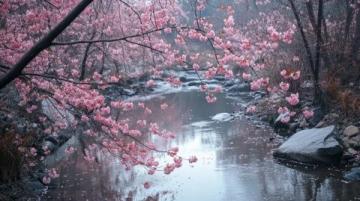 三月探梅望月公園：紅梅映碧水，春意濃情深