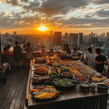 大阪必游！Harukas300高空展望臺(tái)：360°全景賞遍關(guān)西美景，美食盛宴等你來享！