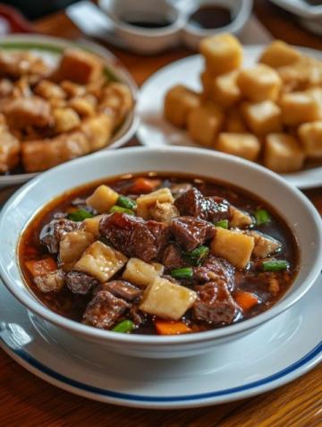 內(nèi)蒙美食：大廚現(xiàn)場(chǎng)烹飪“肚包肉”香氣撲鼻超誘人！