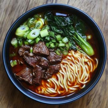 蘭州牛肉面，又稱蘭州拉面，是中國(guó)甘肅省蘭州市的傳統(tǒng)特色面食