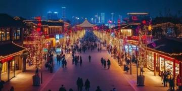 包頭金街":重?zé)ㄉ鷻C的北梁核心文化商業(yè)步行街——探索老城新韻的璀璨夜游體驗