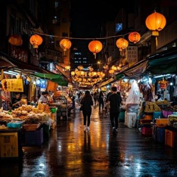 東莞市石排鎮(zhèn)李橫路橫山謝屋綜合市場對面的路口，晚上去吃點什么好？