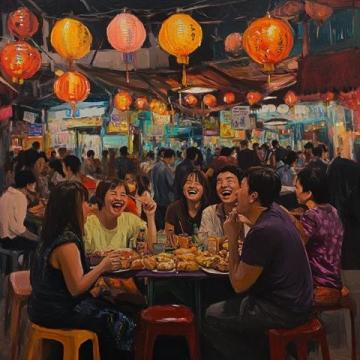 三亞最接地氣的小吃街，這里有些美食是本地人最愛，游客通常不敢下口
