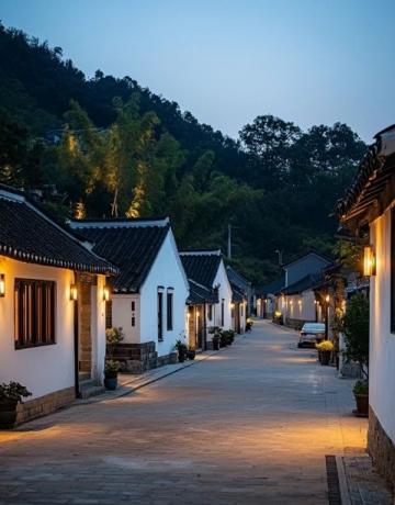 新昌西坑古村：小溪穿村而過，精致臺門建筑群與故居相伴