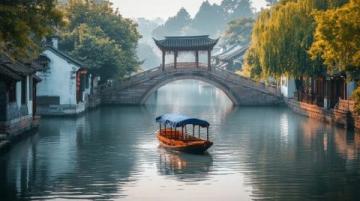 嘉興清晨運(yùn)河徒步:陰天中的文化探索之旅