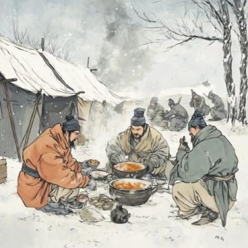 水滸傳中的好漢們覓食之道：牛肉、魚湯、羊肉和狗肉的美味