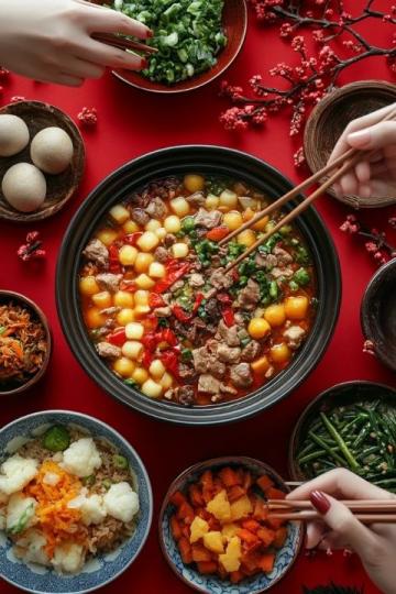 昆明871文化工場(chǎng)里的羊湯鍋驚喜呈現(xiàn)會(huì)澤羊八碗風(fēng)情餐食