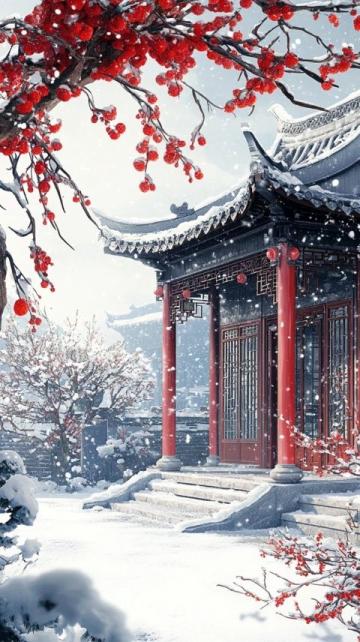 明朝一位道士見(jiàn)到山中的梅花，獨(dú)自傲立于雪中，寫下一首詠梅詩(shī)！