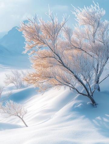2024寒冬奇景：罕見暴風(fēng)雪覆蓋千里，銀裝素裹的冰雪世界