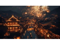千年武當(dāng)夜未央，鄖陽不夜城新春盛景璀璨綻放