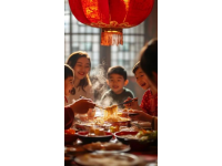 從溶洞出來，餓了！一家人去縣城尋找柞水特色美食
