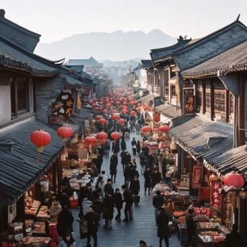 二月二的趙縣范莊，熱鬧程度勝過(guò)過(guò)大年，趕廟會(huì)的人山人海，擺小攤的買賣人