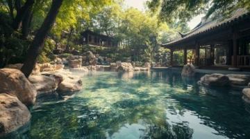 成都！小院里的私密溫泉之旅！