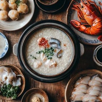潮汕砂鍋粥是廣東潮汕地區(qū)的傳統(tǒng)美食，以鮮香濃郁、米粒分明、配料豐富而聞名