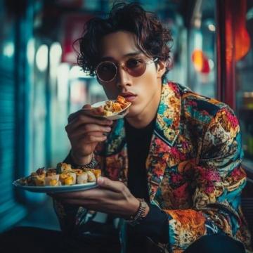 凌晨四點(diǎn)，美食博主挑戰(zhàn)極限吐掉第15口冰水拍攝“爆辣火雞面