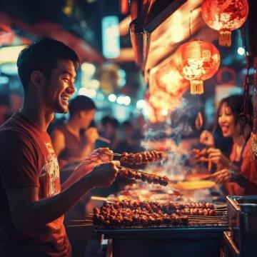 臺(tái)北夜市Z世代狂熱追捧柳州螺螄粉！大陸美食在臺(tái)灣掀起“酸辣旋風(fēng)
