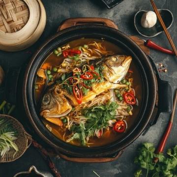 經典川菜水煮魚：麻辣鮮香，魚片嫩滑，湯汁濃烈