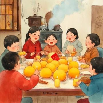 童謠:歌頌新年和美食的傳統(tǒng)童謠
