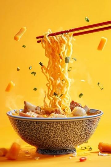 細(xì)而筋道的面條，酸辣甜味獨(dú)特，越吃越上癮