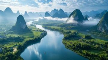 桂林山水與詩中的意境:自然之美與人文情感
