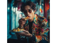 凌晨四點(diǎn)，美食博主挑戰(zhàn)極限吐掉第15口冰水拍攝“爆辣火雞面