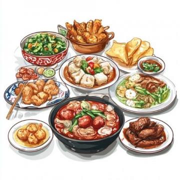 以下是一些常見美食的制作方法，涵蓋中餐、西餐、甜點(diǎn)等類別，步驟清晰易懂