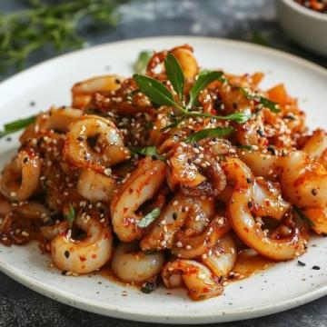 夜宵神菜！醬爆魷魚，鮮辣上頭超解饞