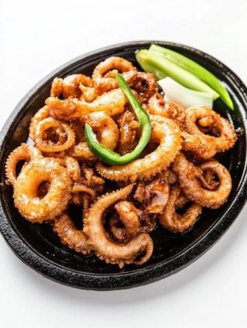 夜宵神菜！醬爆魷魚，鮮辣上頭超解饞