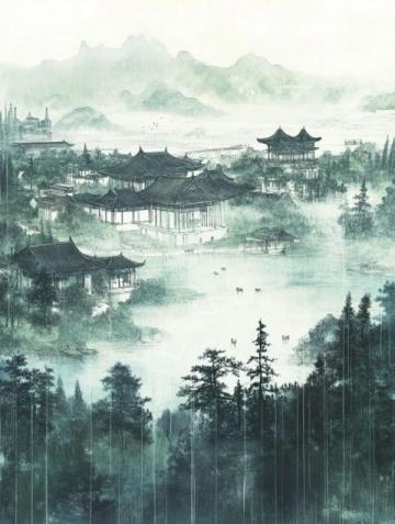 雨季中的江南：詩(shī)意與生活交織的水墨畫卷